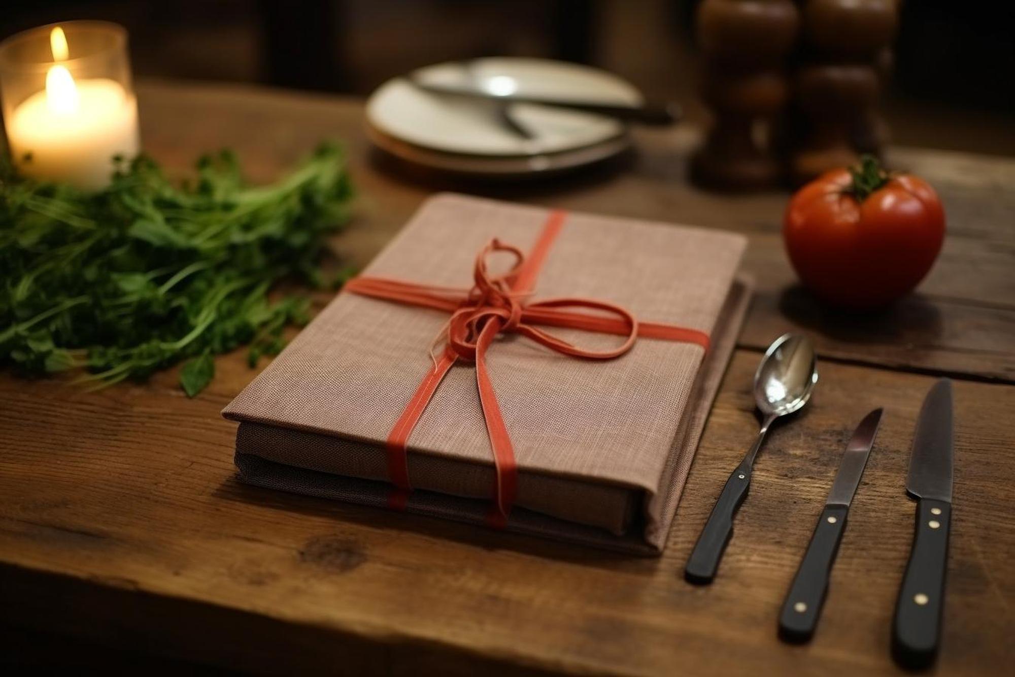 Subscription box and menu booklet